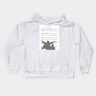 Hymn to the sea Kids Hoodie